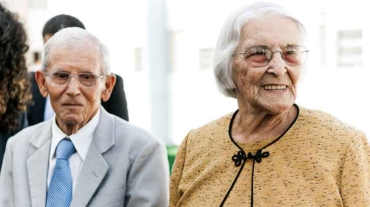 Um casamento exemplar de 66 anos de Geraldo e Noêmia