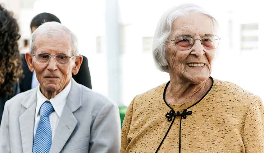 Um casamento exemplar de 66 anos de Geraldo e Noêmia