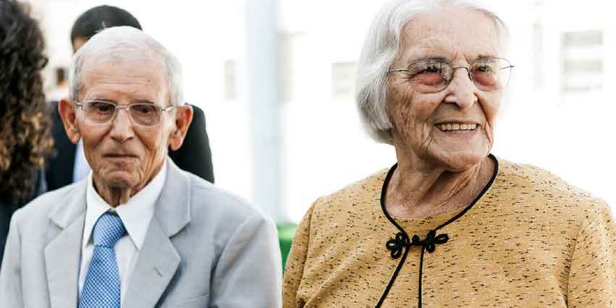 Um casamento exemplar de 66 anos de Geraldo e Noêmia