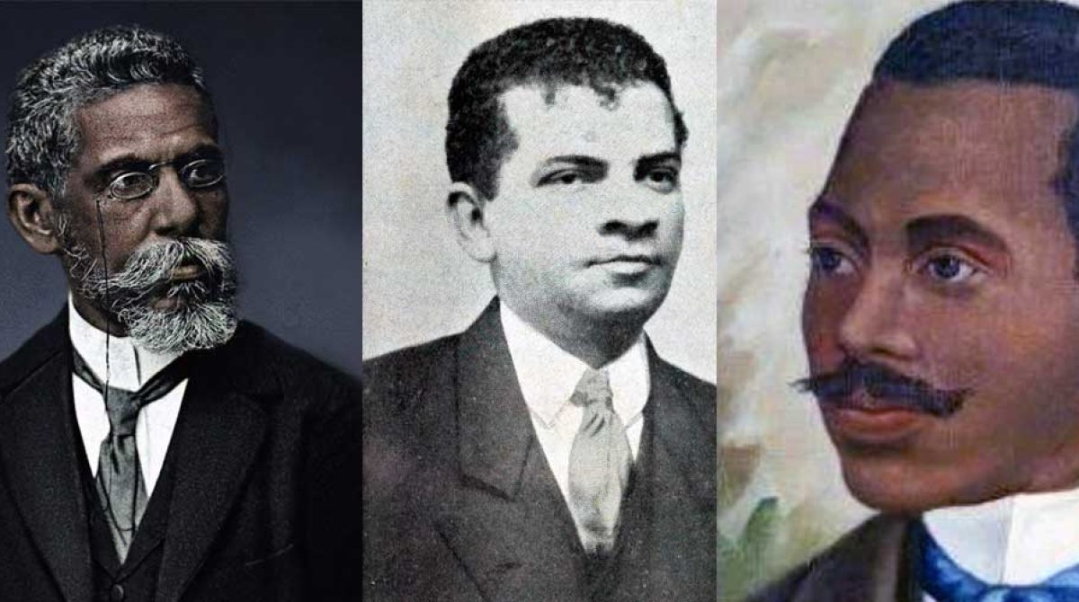 Machado de Assis, Lima Barreto e Cruz e Souza, escritores negros conhecidos