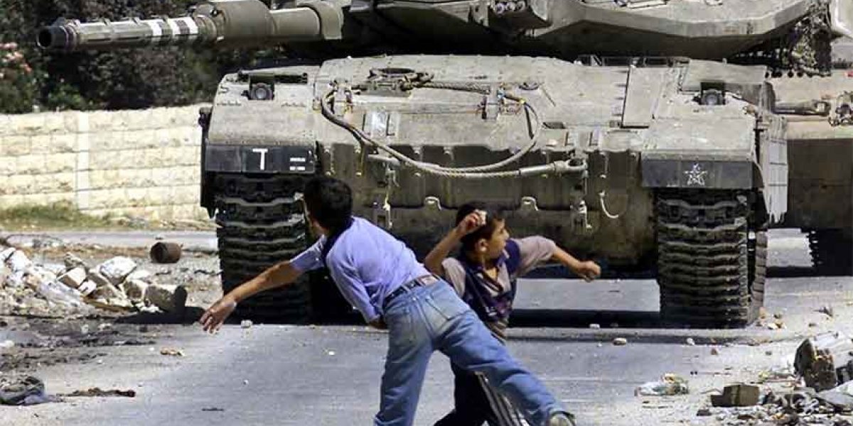 A desproporcionalidade da luta em Gaza, o tanque contra a pedra