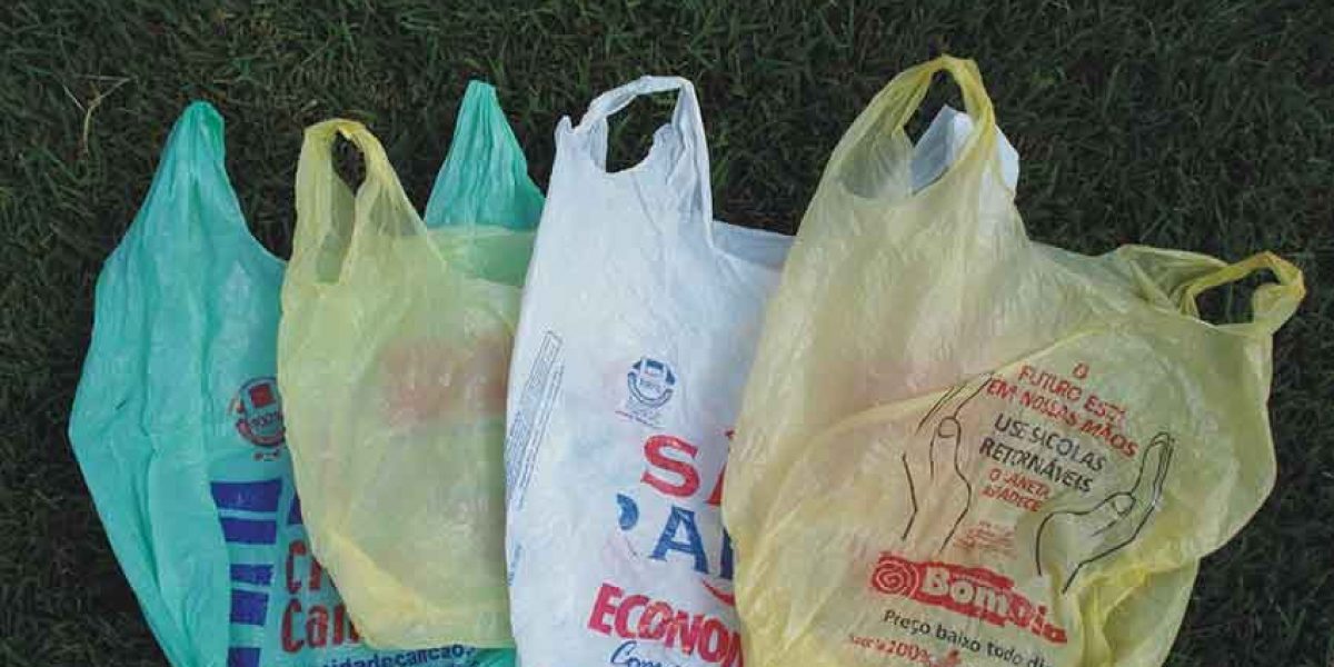 As sacolas são um dos grandes problemas do meio ambiente